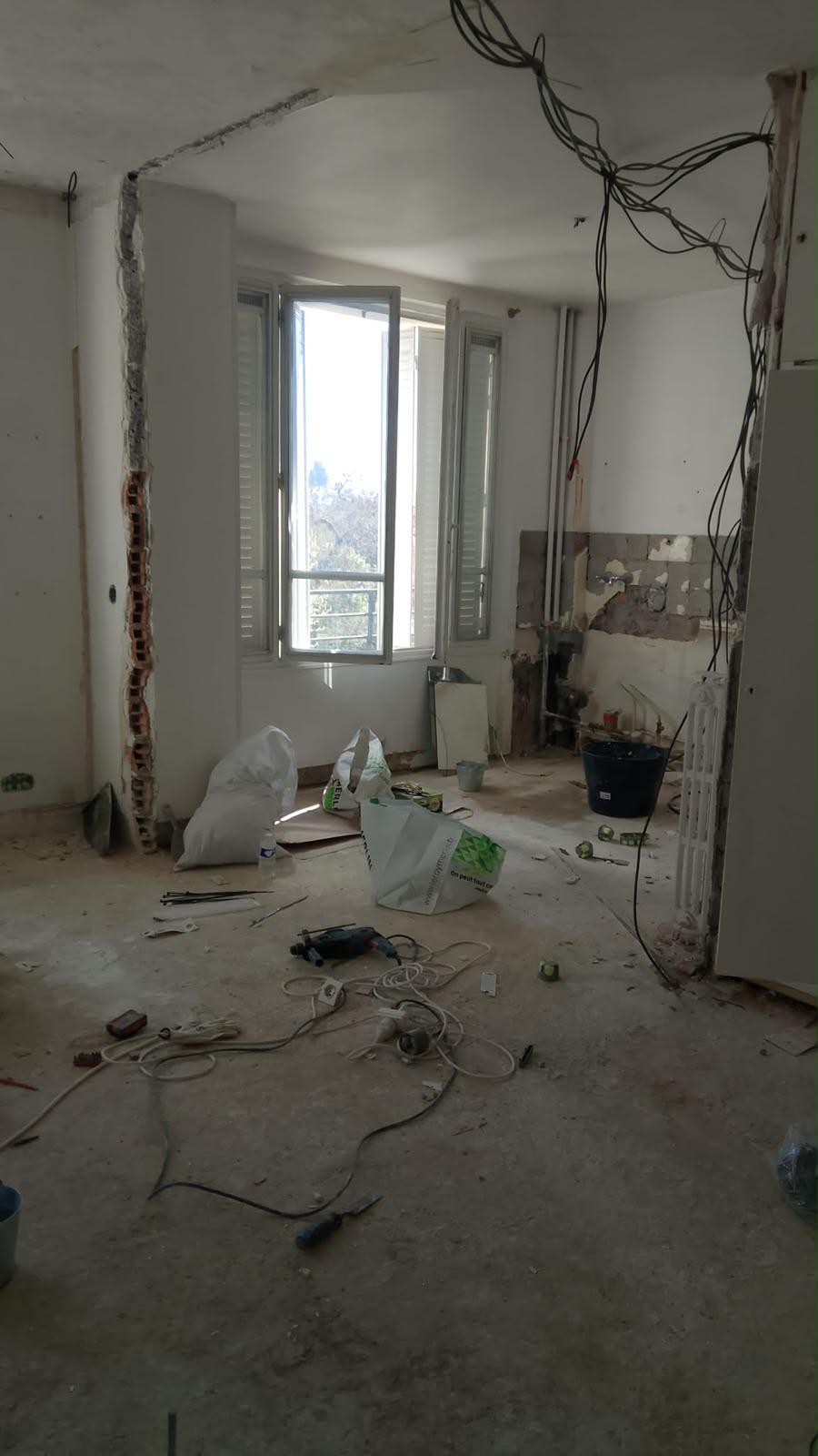 Avant - Rénovation complète d'une cuisine