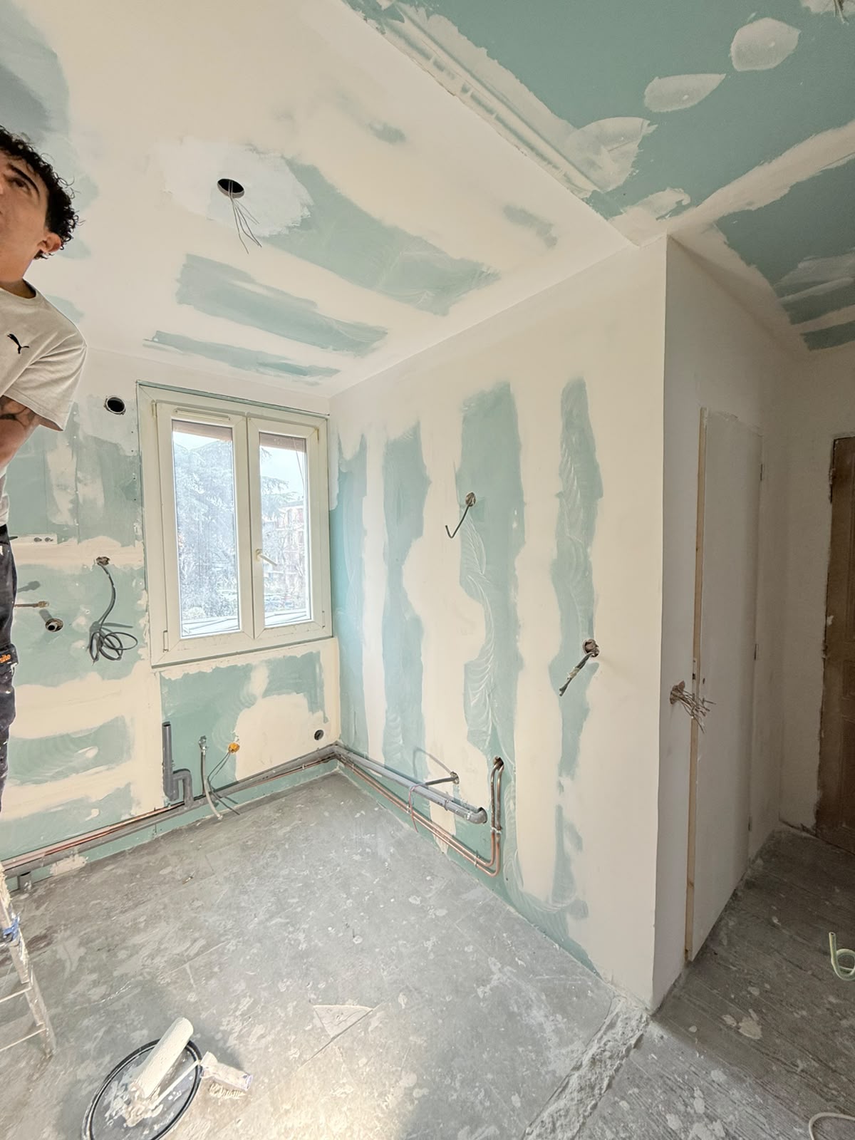 Avant - Rénovation d'une cuisine ouverte